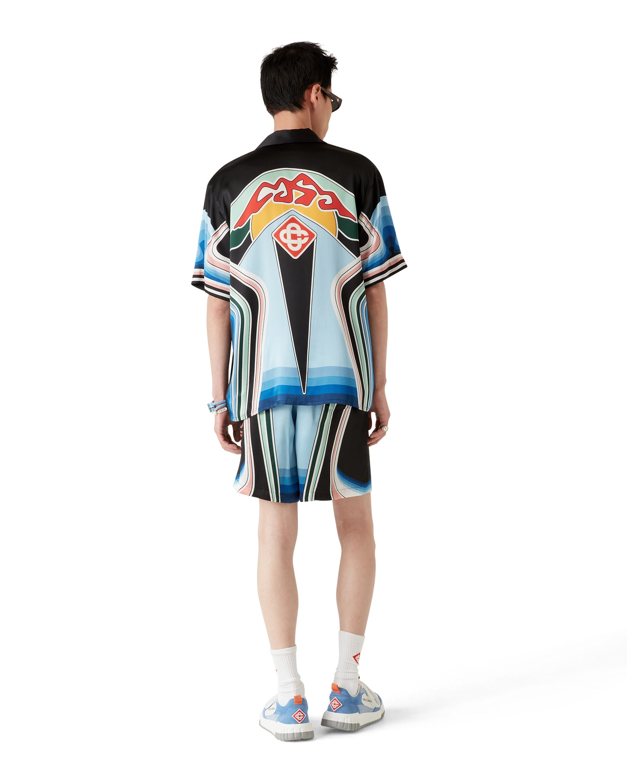 Graphic Mountain Silk Short Sleeve Shirt - 3