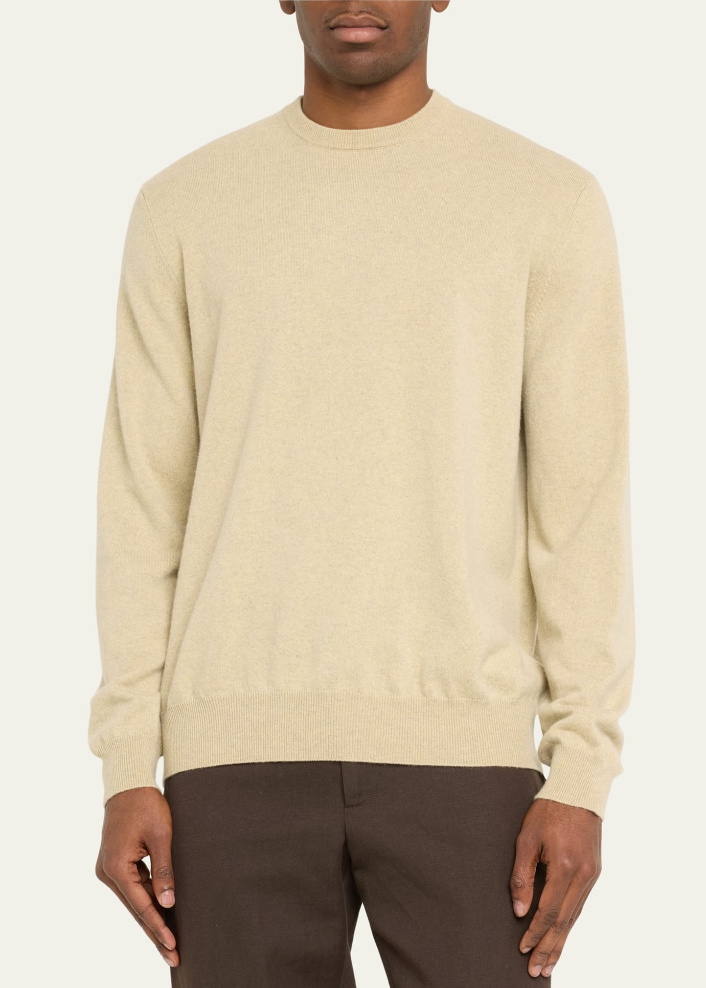 Men's Baby Cashmere Crewneck Sweater - 4