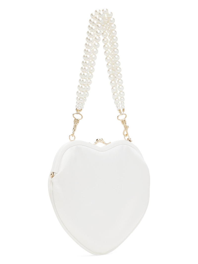 White Belle Heart Frame Bag 3