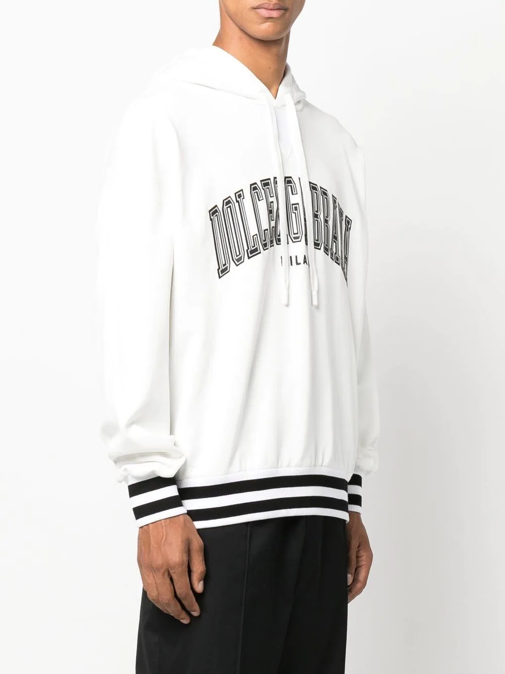 logo-appliqué varsity hoodie - 3