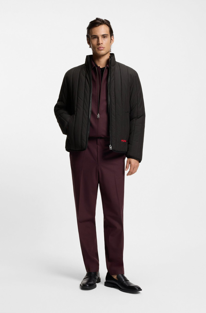 HUGO LOGO-DETAIL JACKET WITH QUILTING outlook