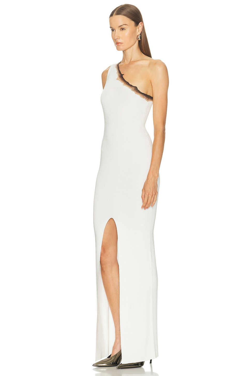 Flame One Shoulder Maxi Dress - 3