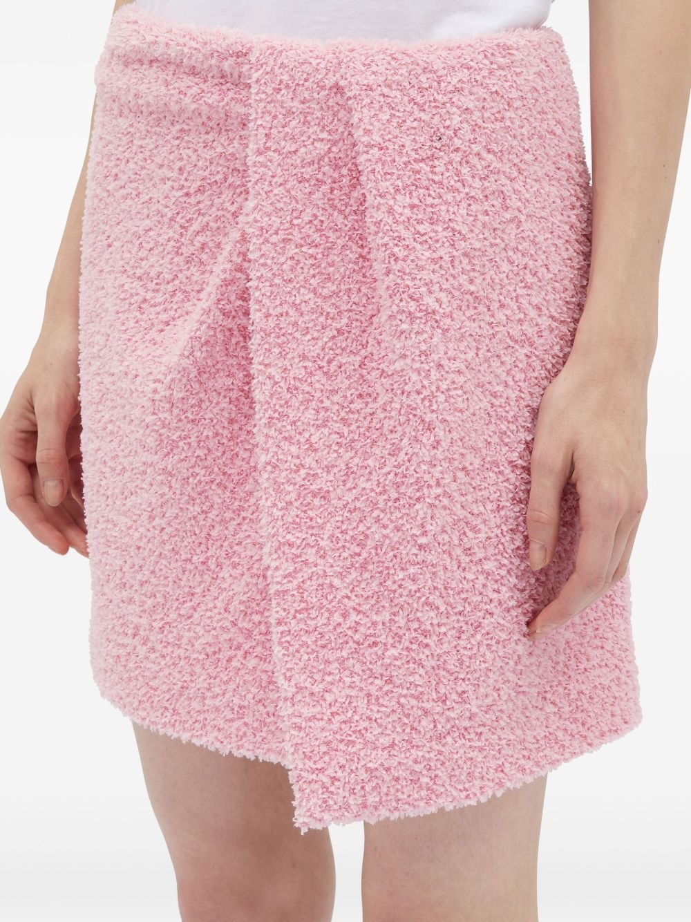 draped midi skirt - 5