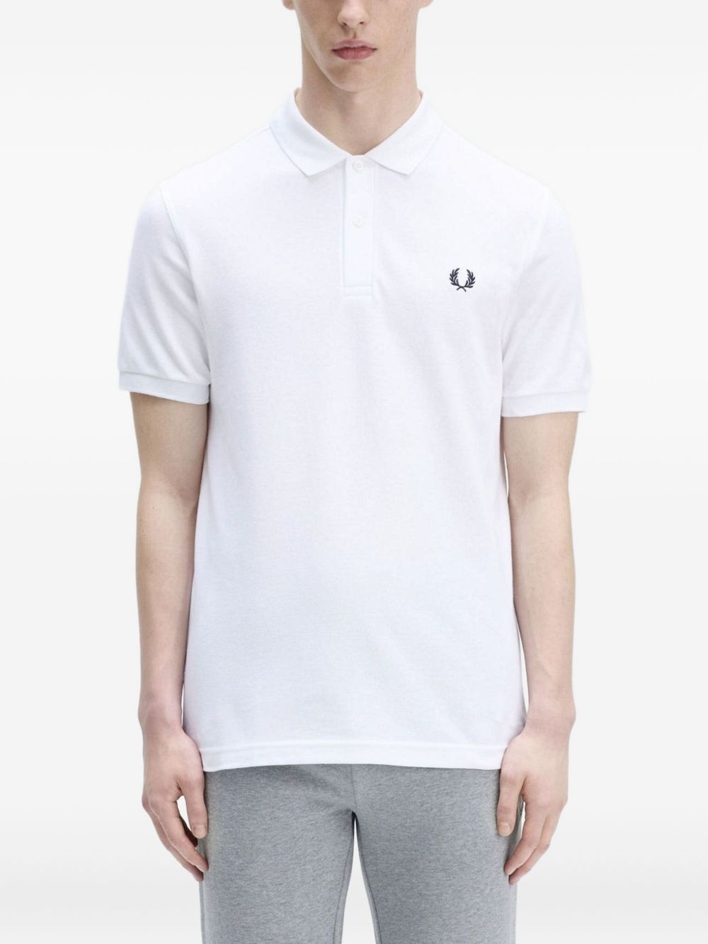 logo-embroidered polo shirt - 2