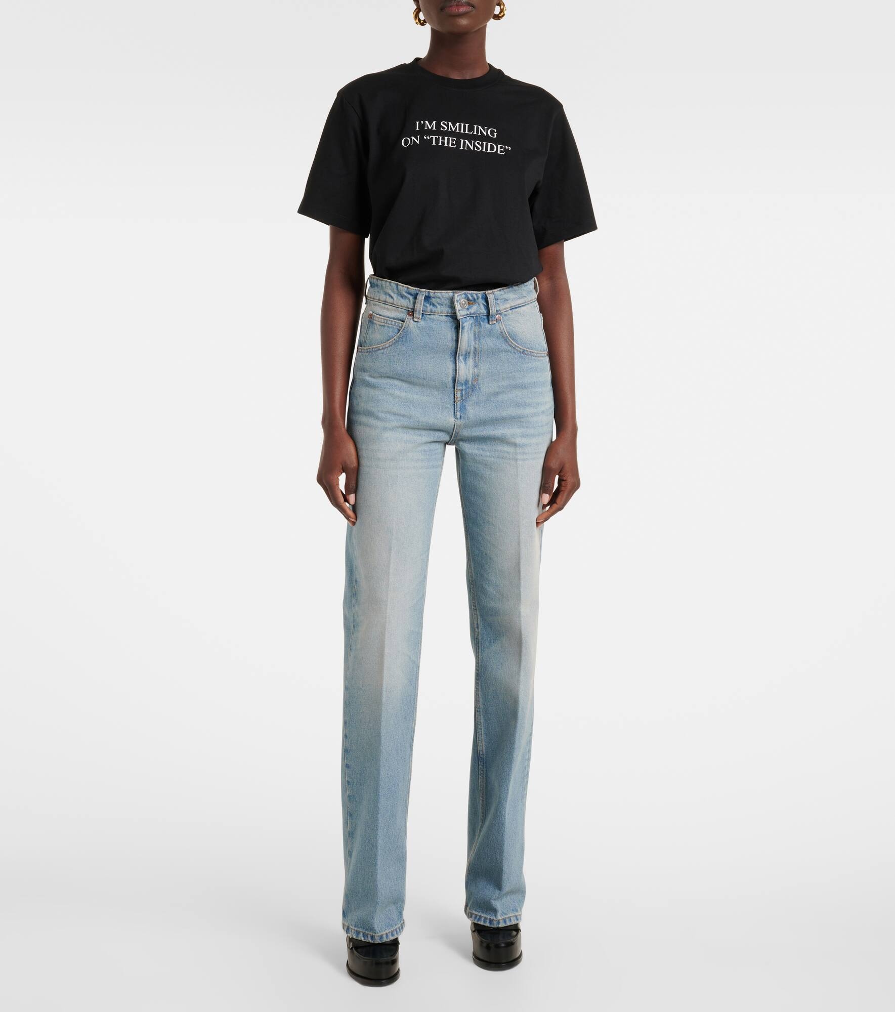 Julia high-rise straight jeans - 7