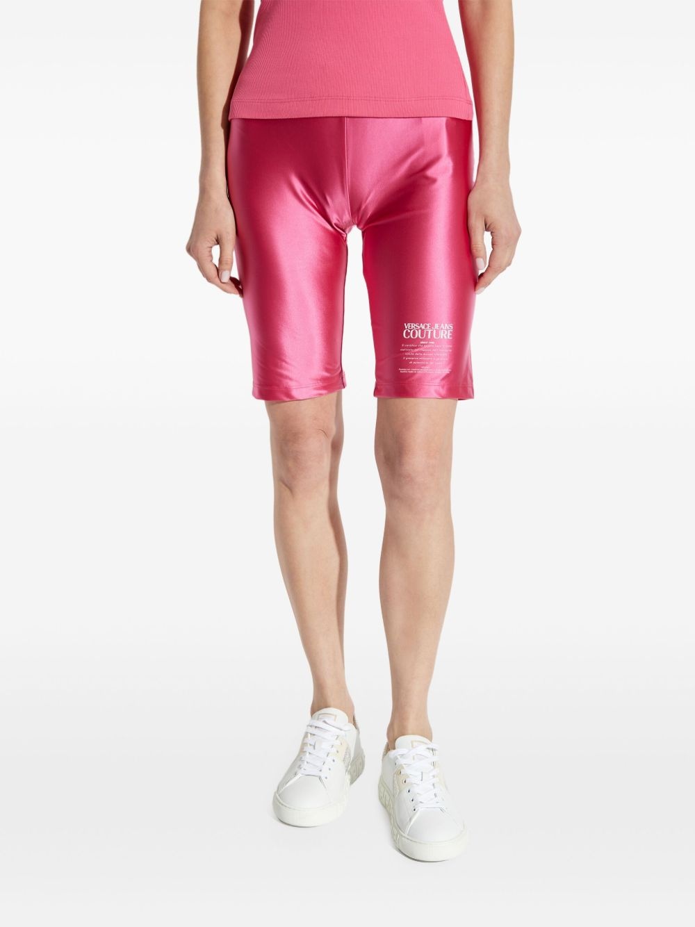 logo-print shorts - 3