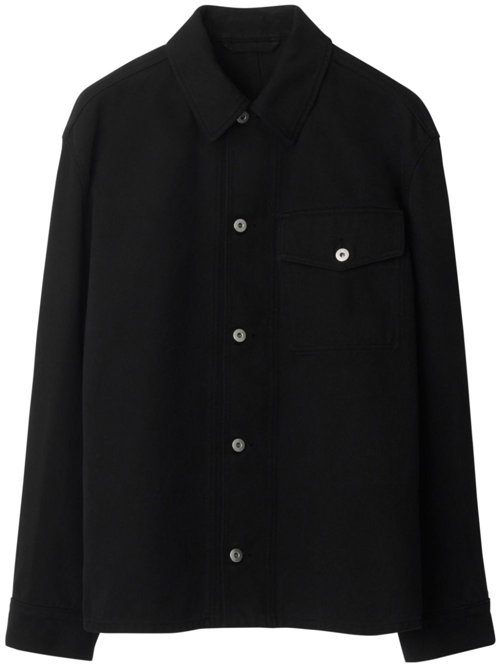 Burberry EKD cotton overshirt jacket | REVERSIBLE