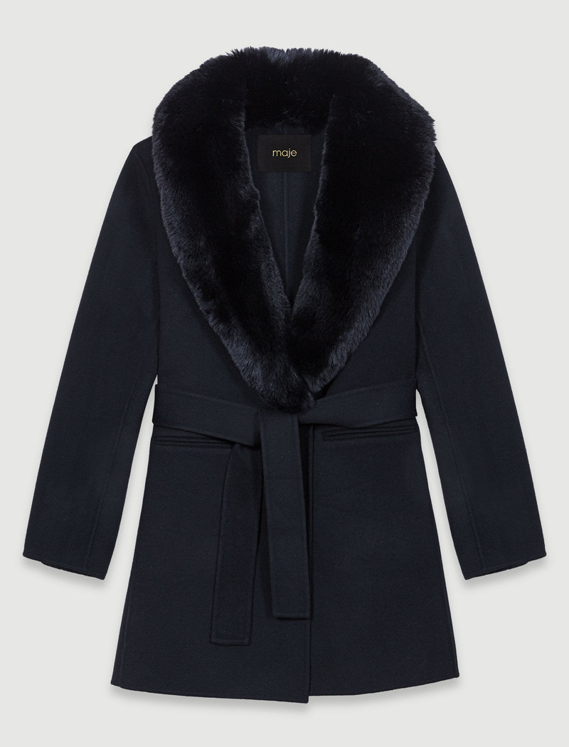 Double-faced mid-length coat 1