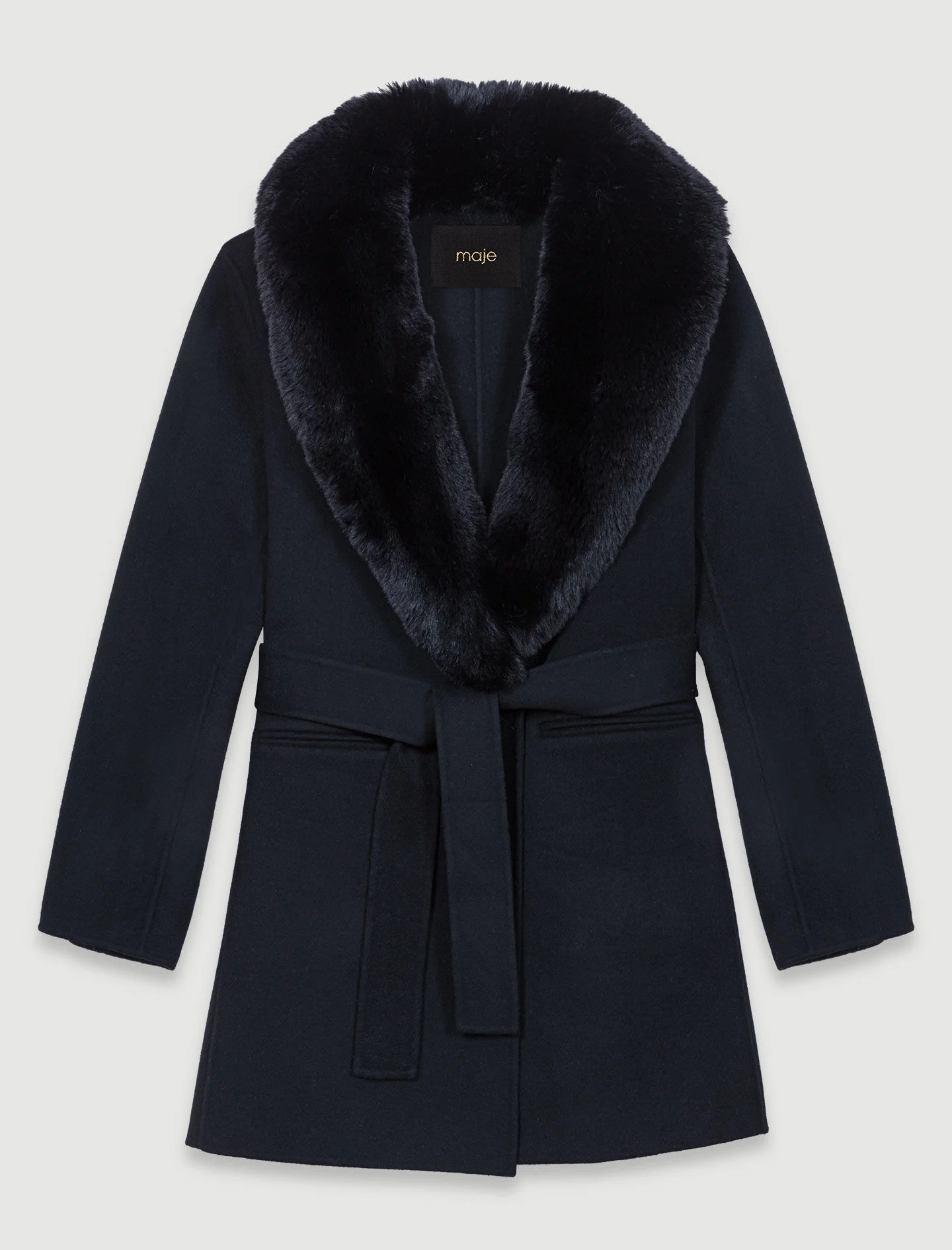 Double-faced mid-length coat - 1