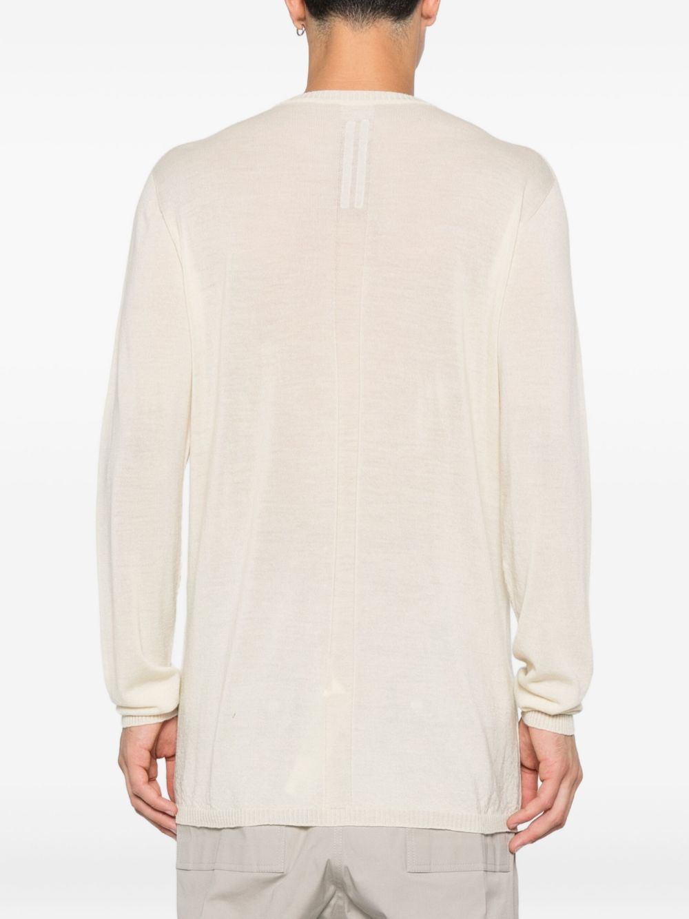 round-neck wool sweater - 4