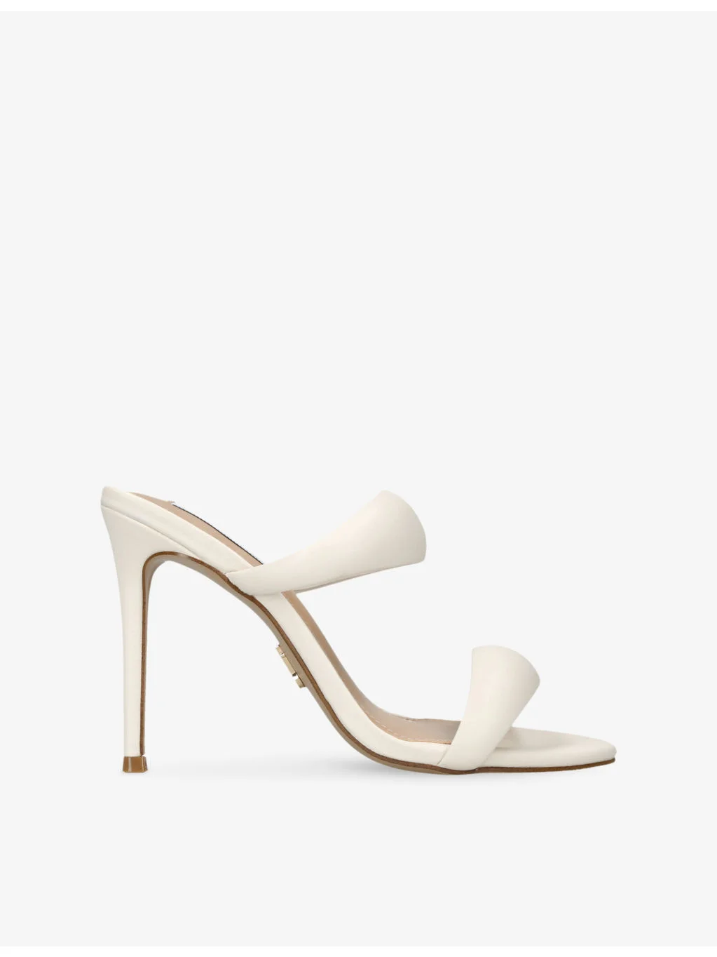 Saturn Heeled Faux-Leather Sandals - 1