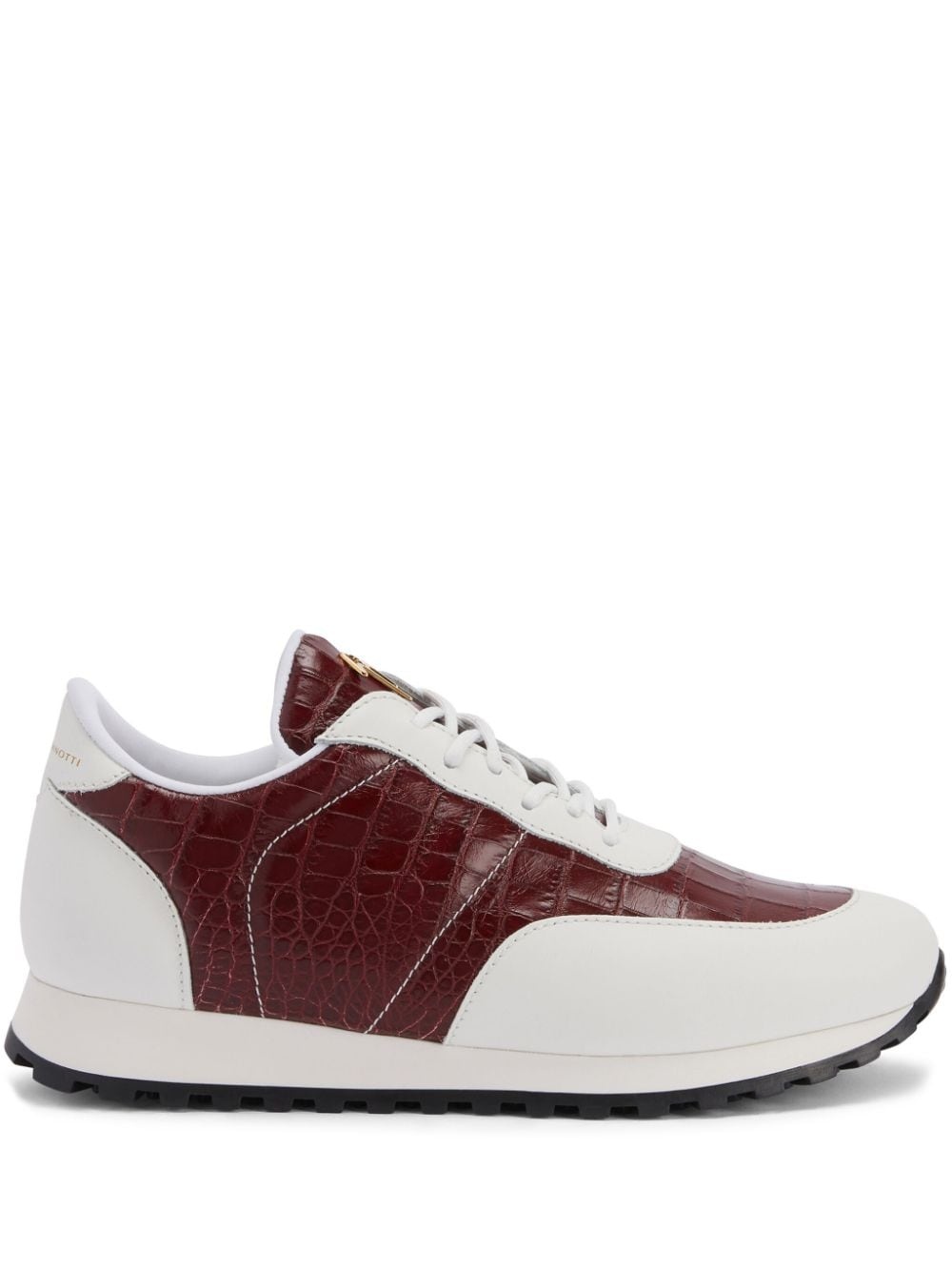 Jimi Running panelled leather sneakers - 1