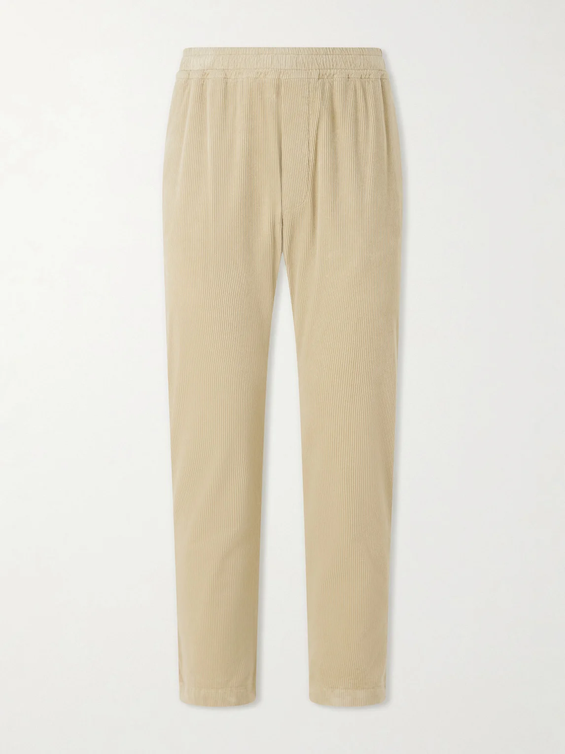 Straight-Leg Cotton-Blend Corduroy Trousers - 1