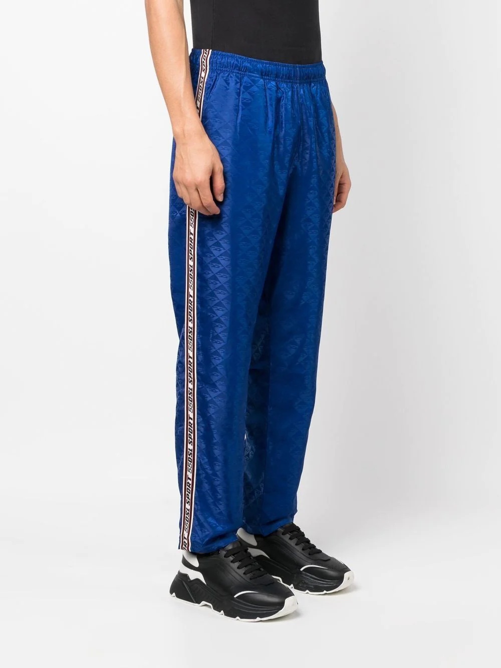 logo straight-leg trousers - 3