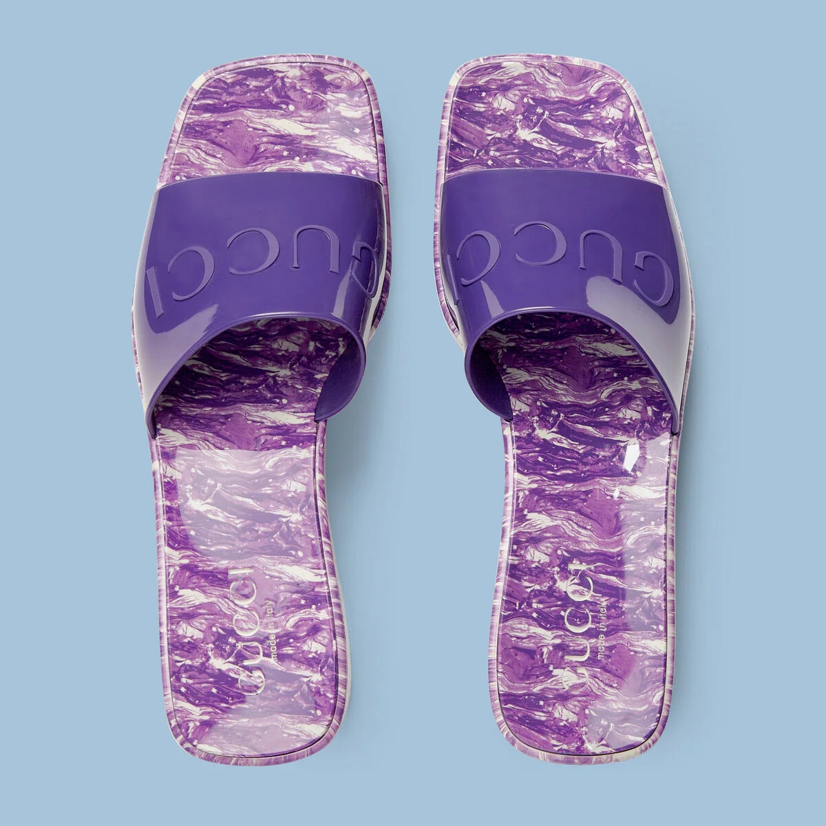 Women's slide sandal with Gucci logo - 4