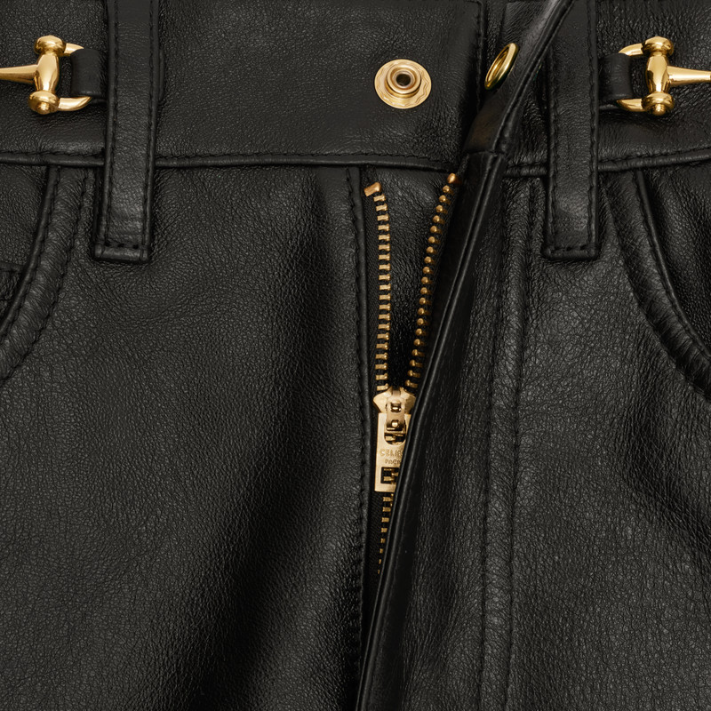 MARGARET JEANS IN LAMBSKIN LEATHER 3