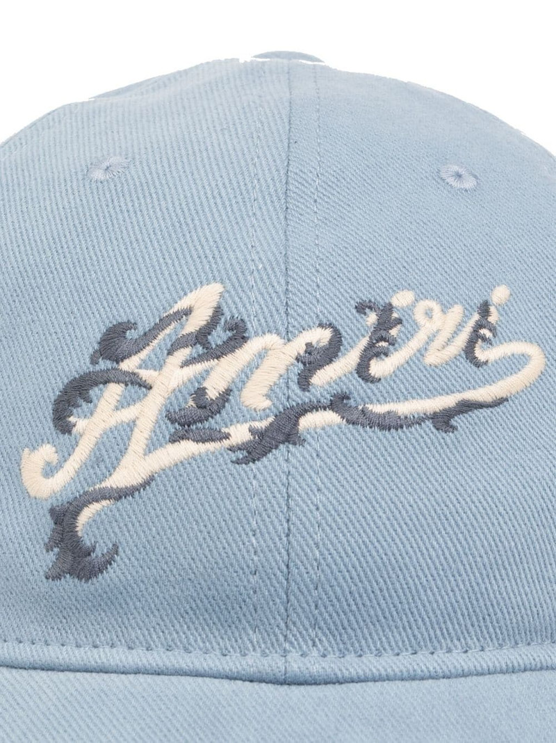 logo-embroidered cotton cap 3