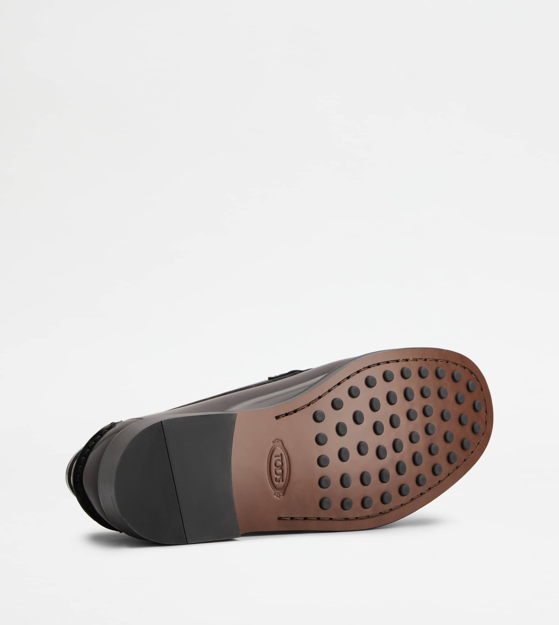 LOAFERS IN LEATHER - BLACK - 4