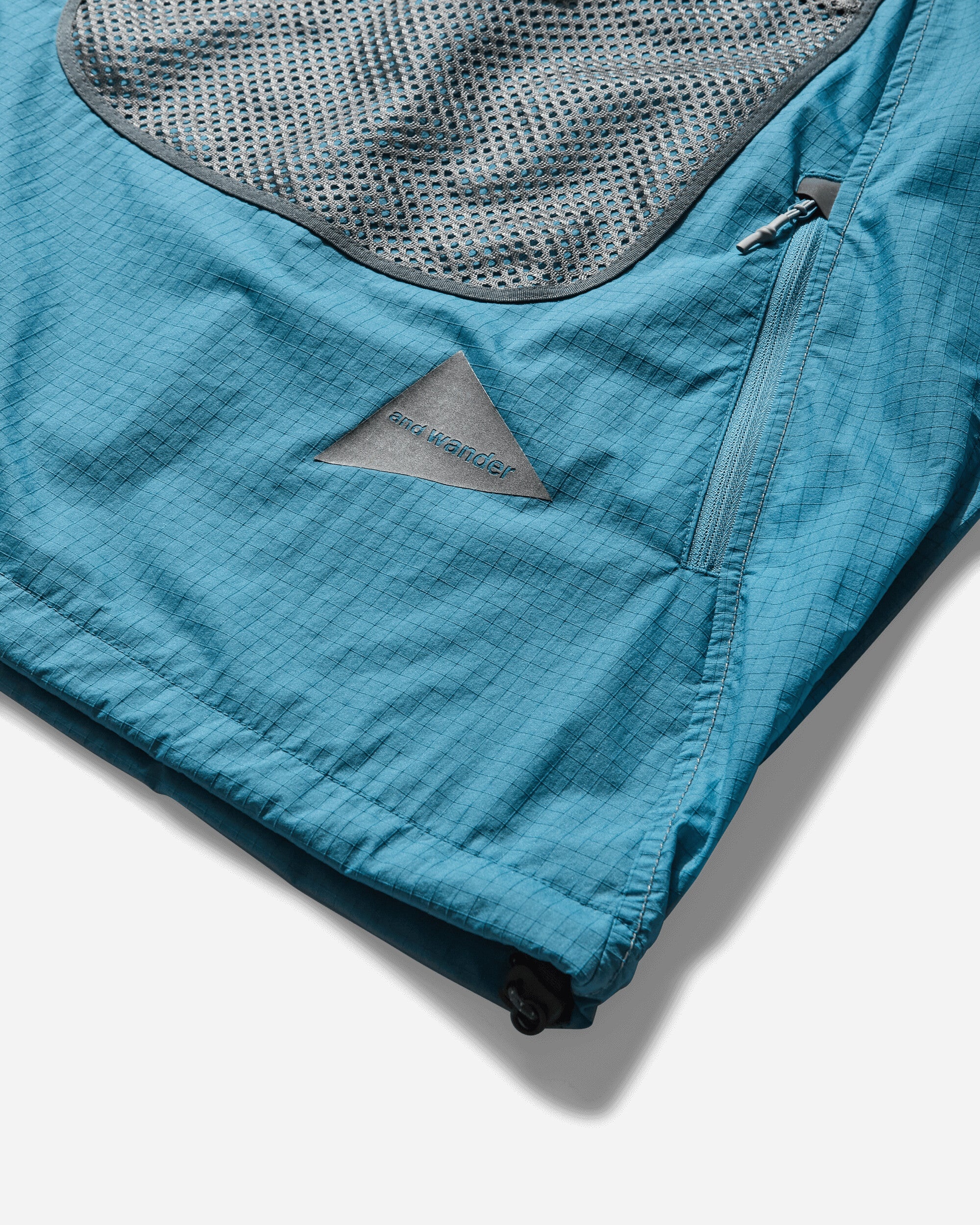 Men's Breath Rip Pullover Jacket Light Blue - 3