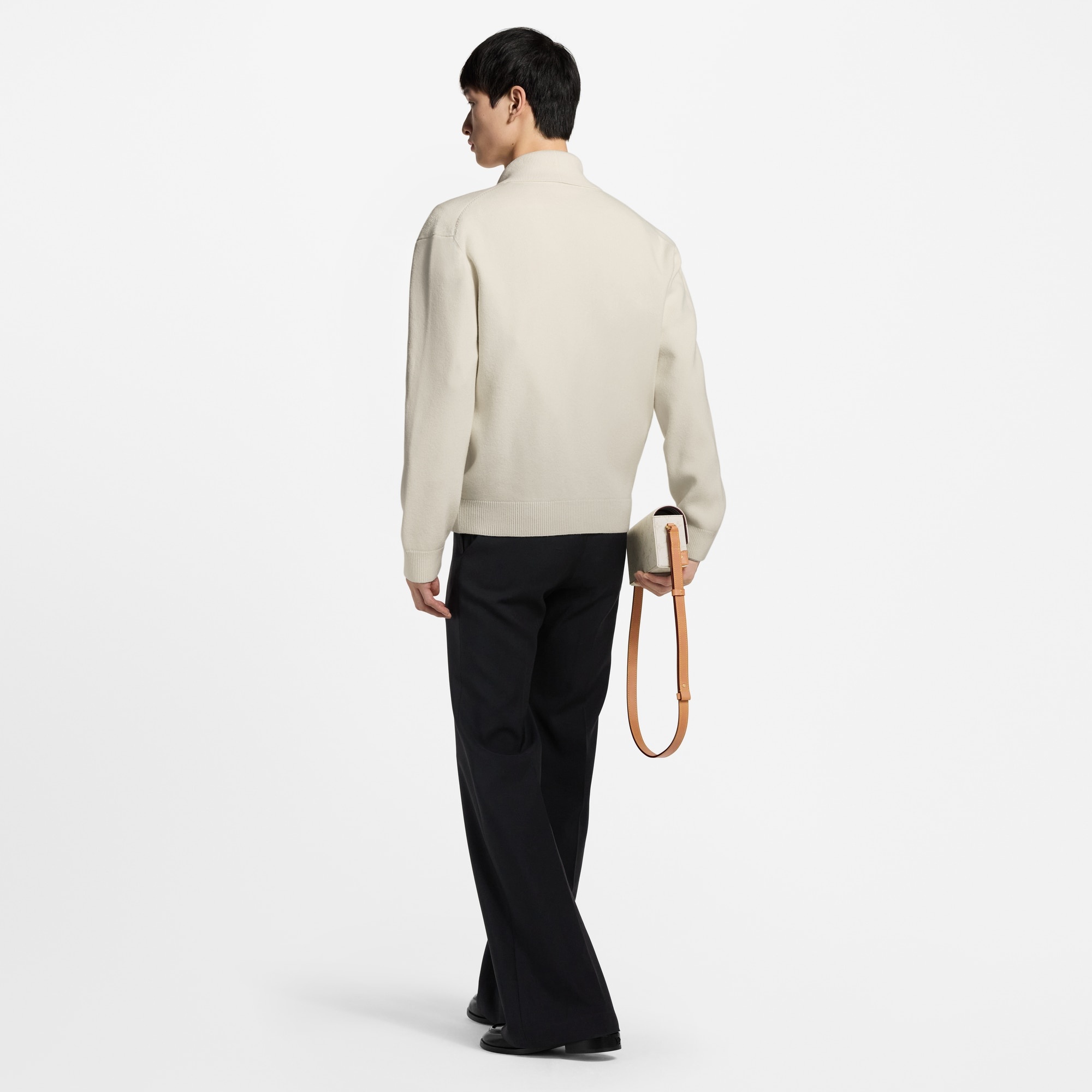 Shawl Collar Knit Jacket - 3