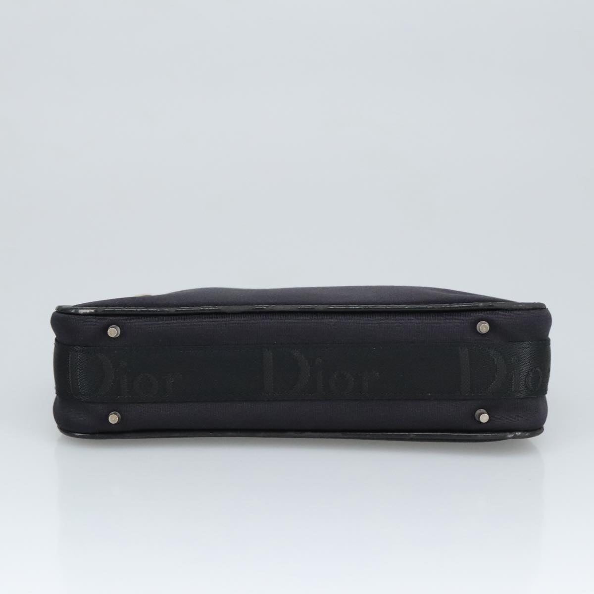 DIOR Hand Bag Canvas Black - 5