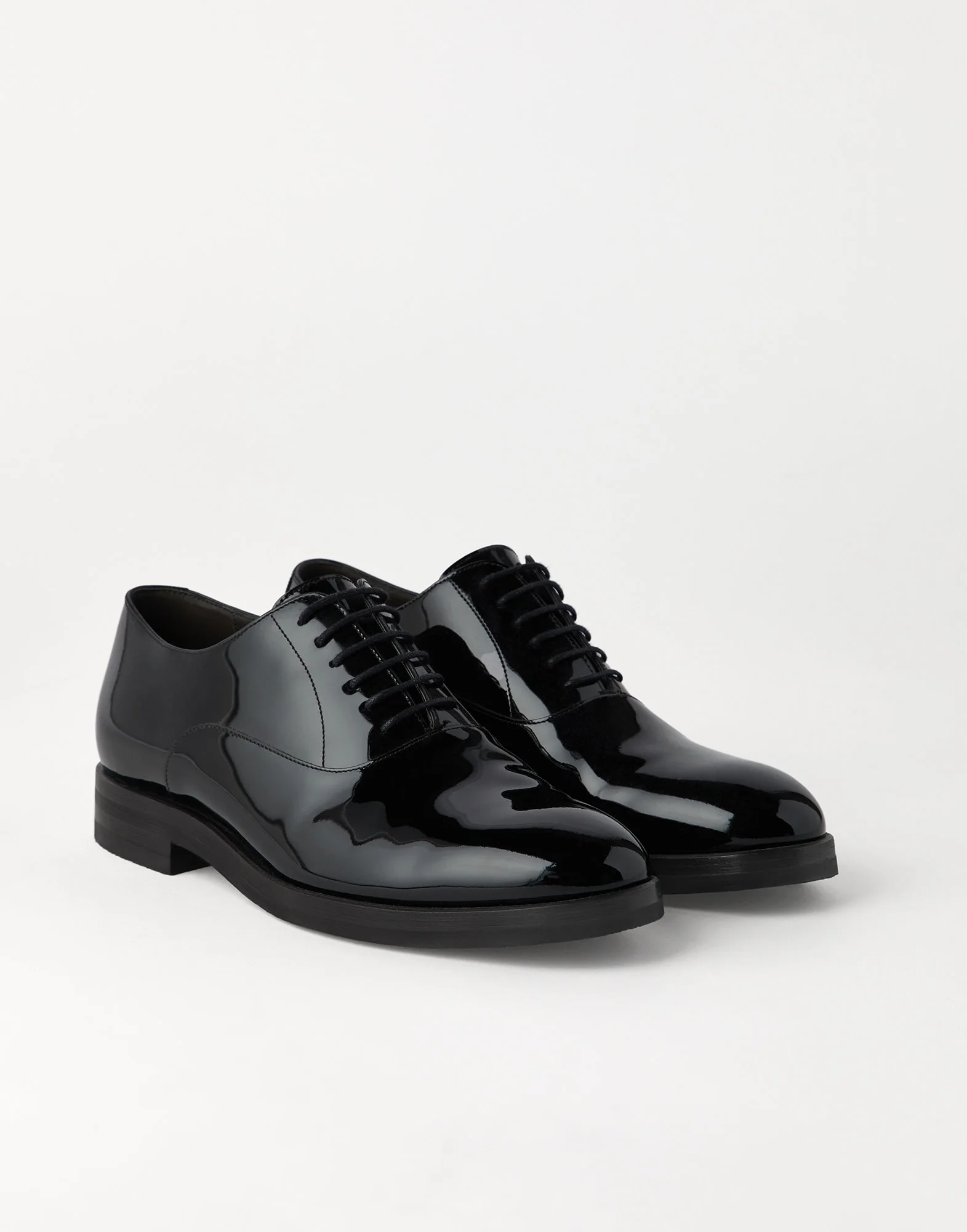 Patent calfskin Oxfords - 1