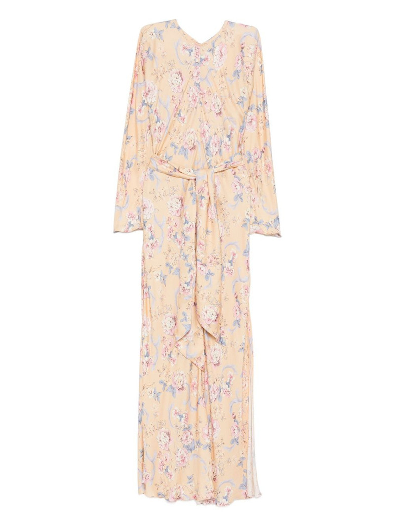 floral tie maxi dress 1
