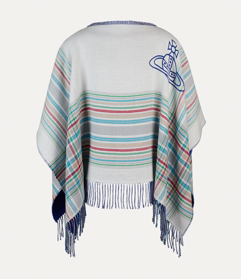 PONCHO MULTI COL. MADRAS 1