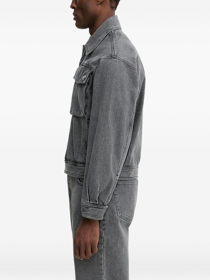 logo-detail shirt jacket 3