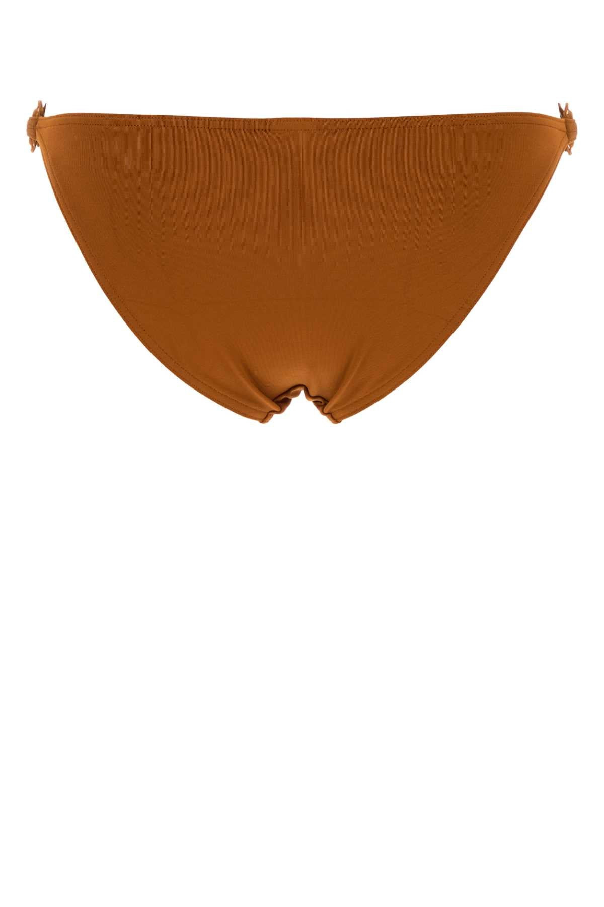 Eres Women Caramel Stretch Nylon Abordage Bikini Bottom - 2
