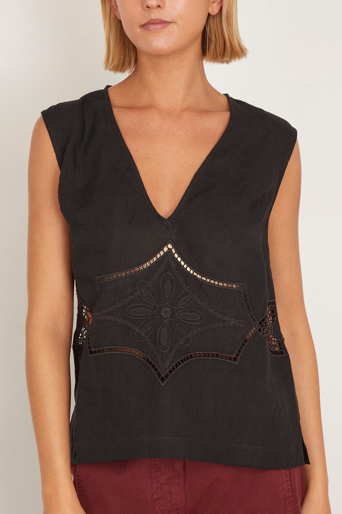 Hendry Top in Black - 3