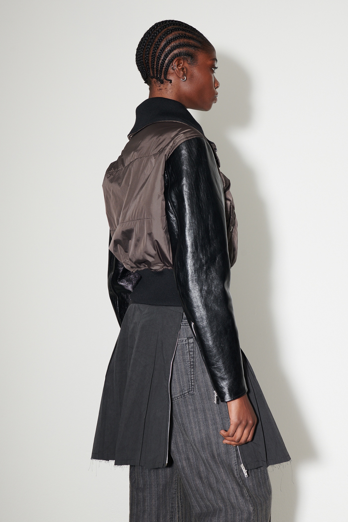 April Puffa Oxidized Grey Aero Nylon - 4