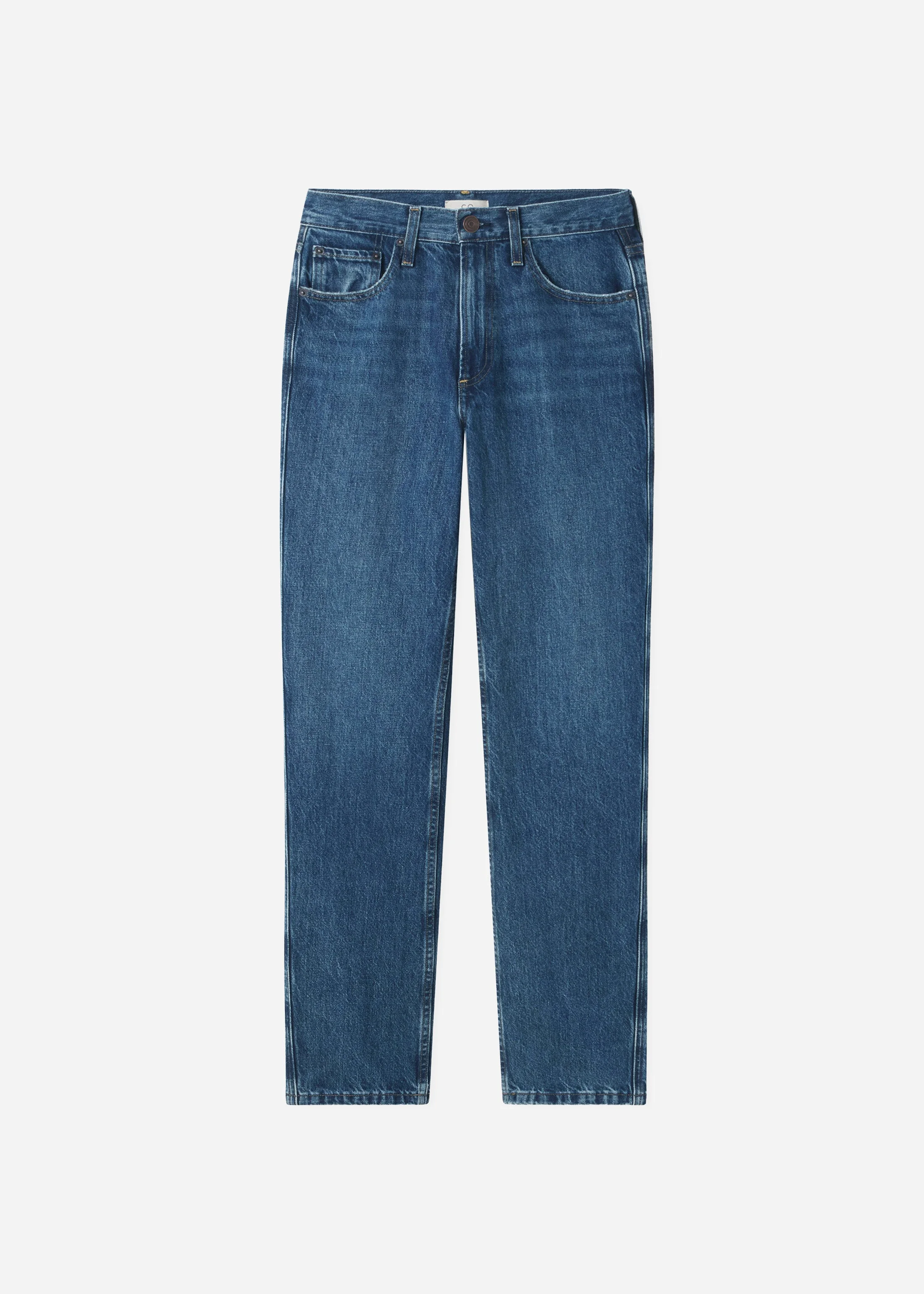 High Rise Jean in Denim - 1