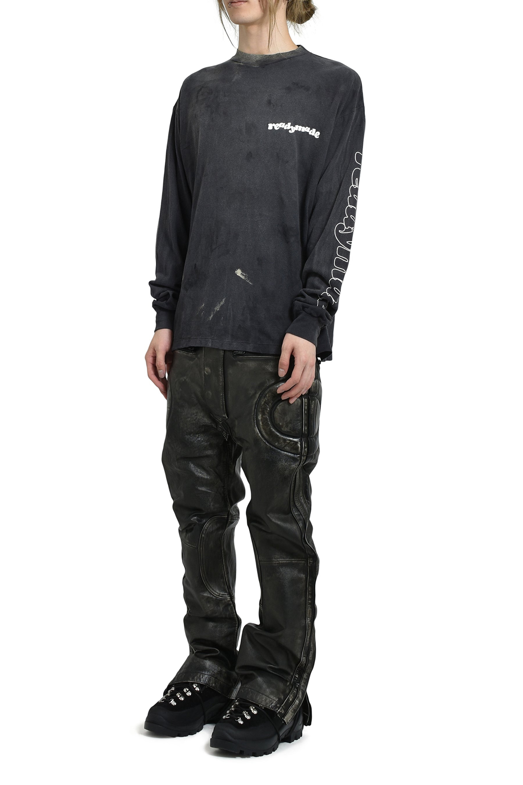 L/S T-SHIRT DESTRUCTION BLK - 9