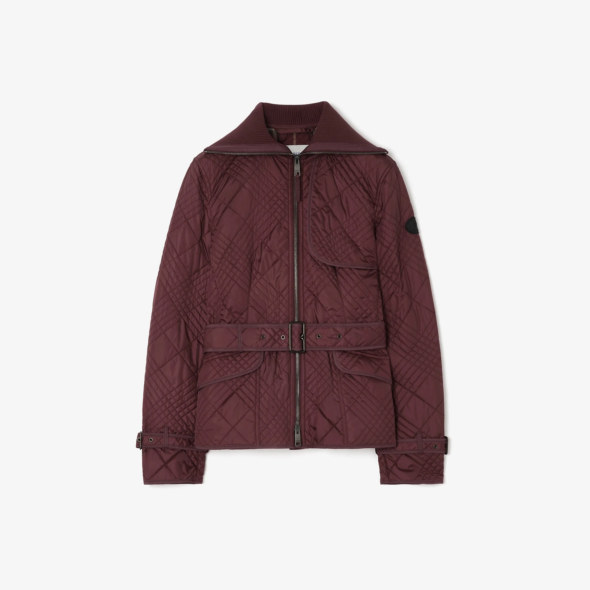 Micro Check-stitch Nylon Abbeydale Jacket - 1
