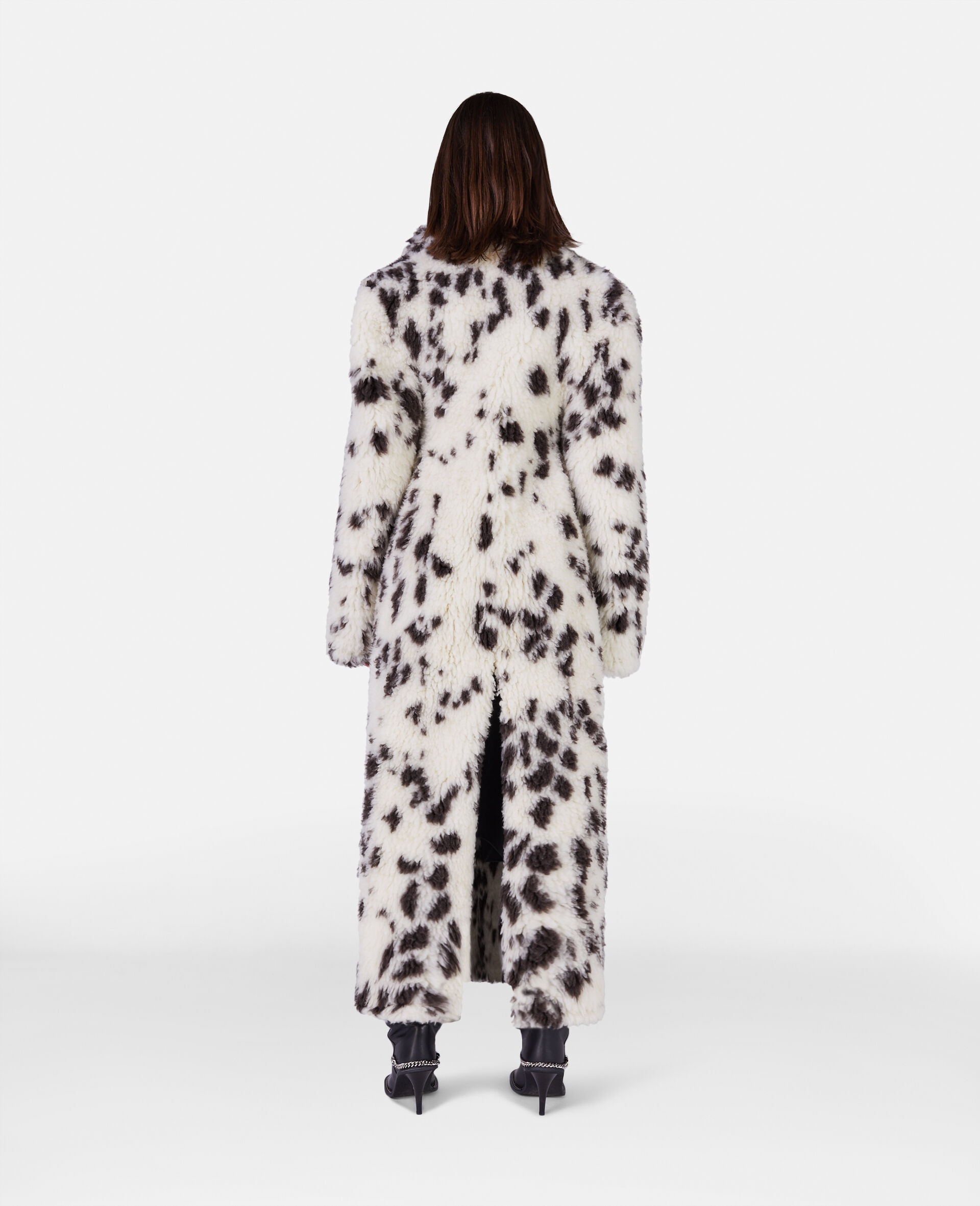 Appaloosa Print Long Teddy Coat - 2