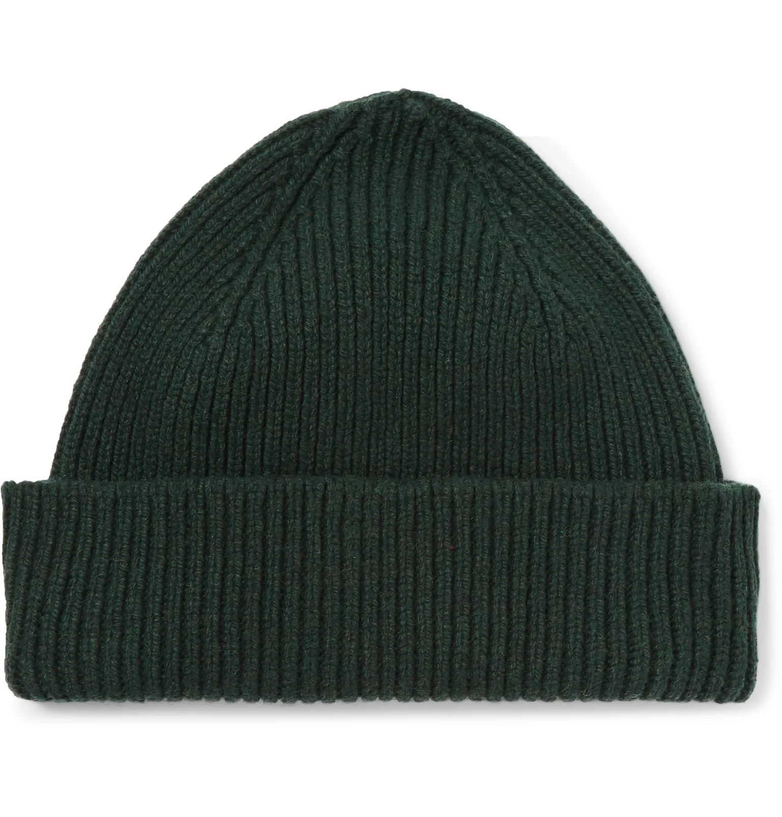 Ribbed Cashmere and Wool-Blend Beanie - 4