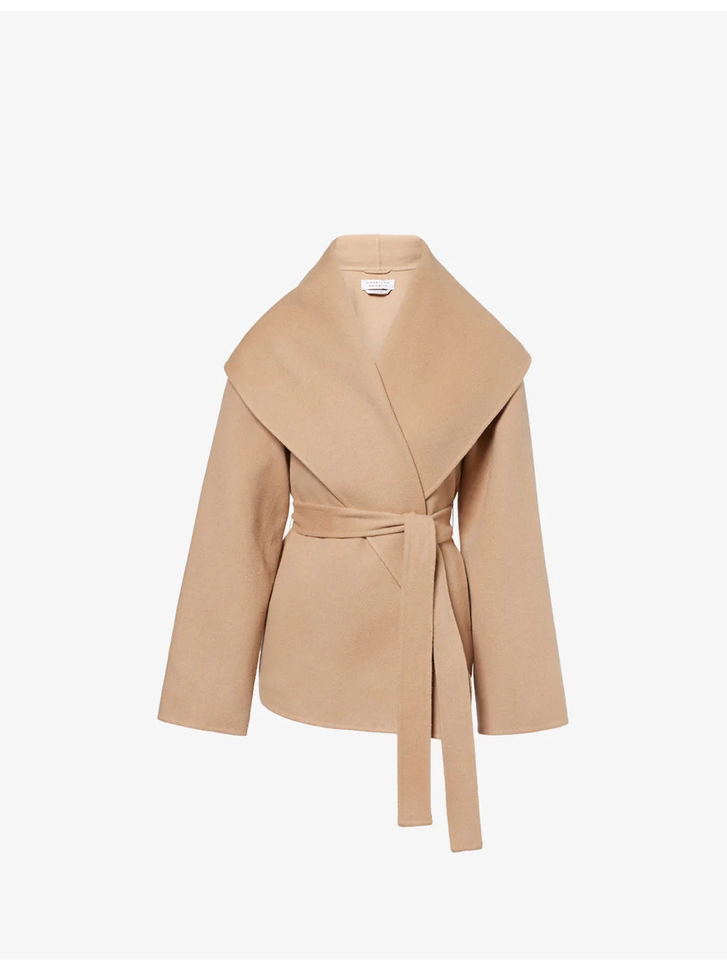 Harris Wrap Belted Cashmere Jacket - 1