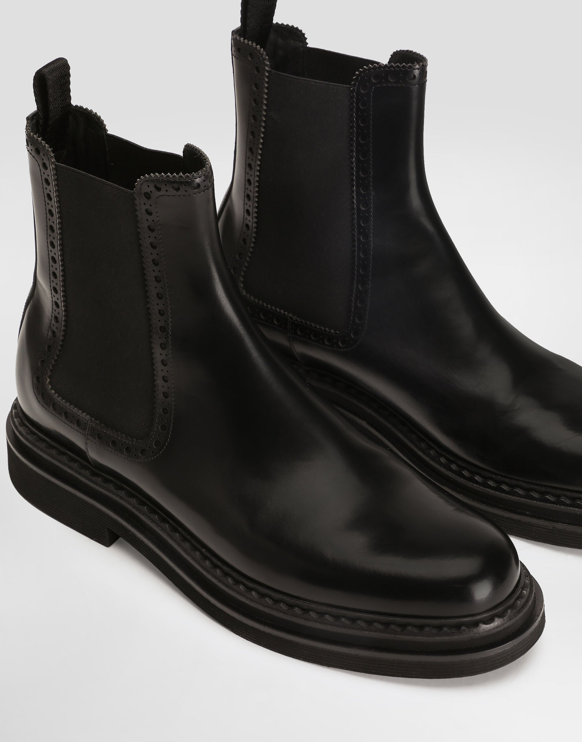 Brushed calfskin ankle boots - 4
