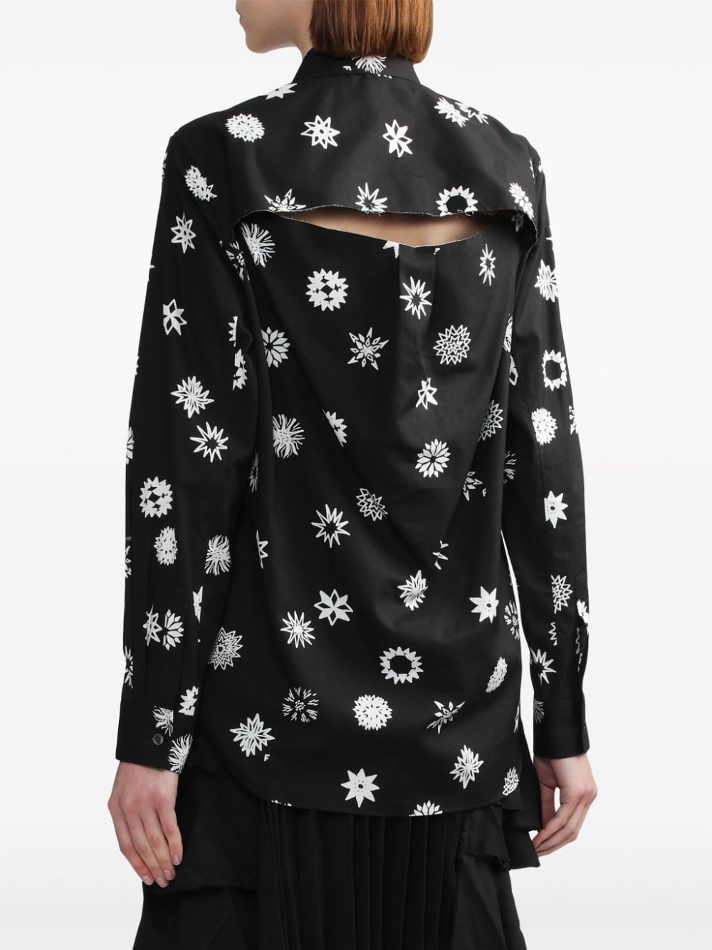 graphic-print cotton shirt - 4