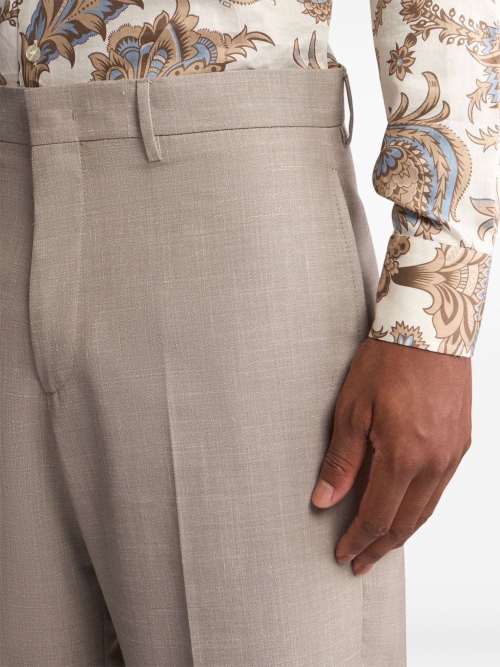 pressed-crease trousers - 5