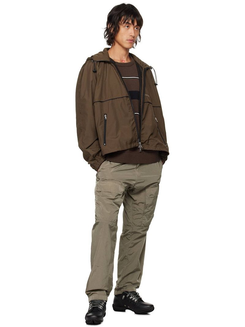 ROBYN LYNCH Brown Lightweight Recycled Nylon Jacket outlook