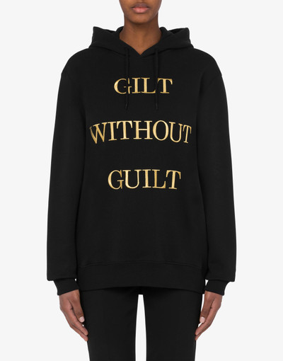 Moschino GILT WITHOUT GUILT HOODIE outlook