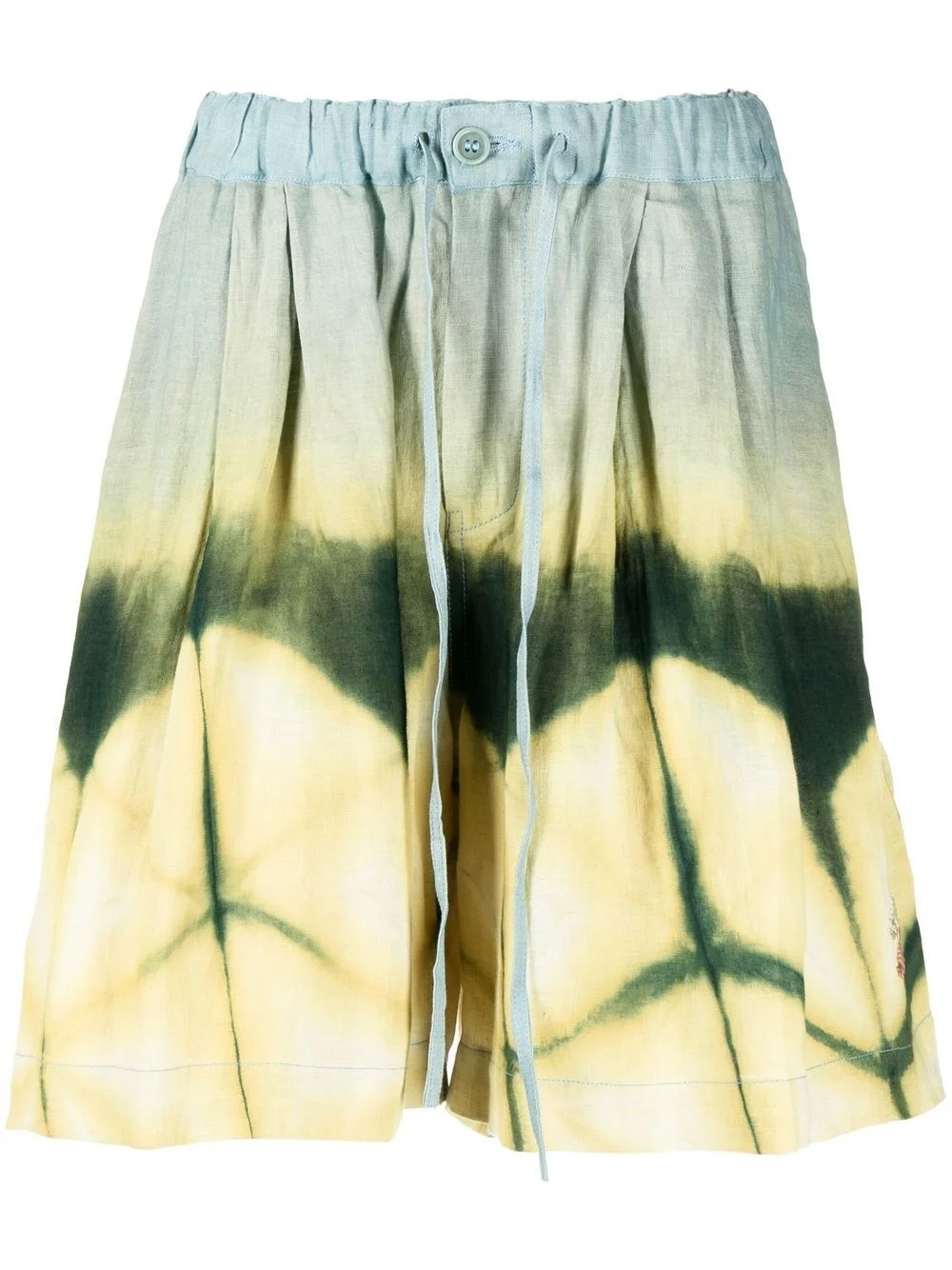 Bridge tie-dye Bermuda shorts - 1