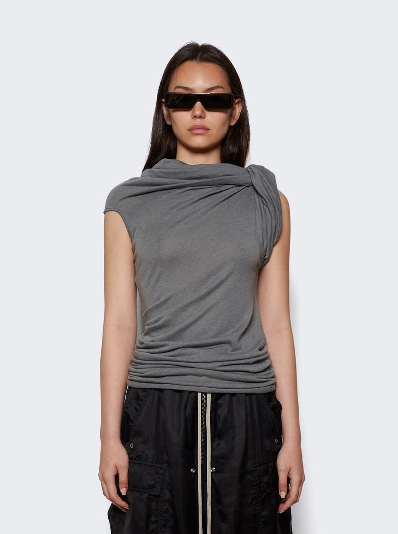Rick Owens Twist Tee Washed Indigo outlook