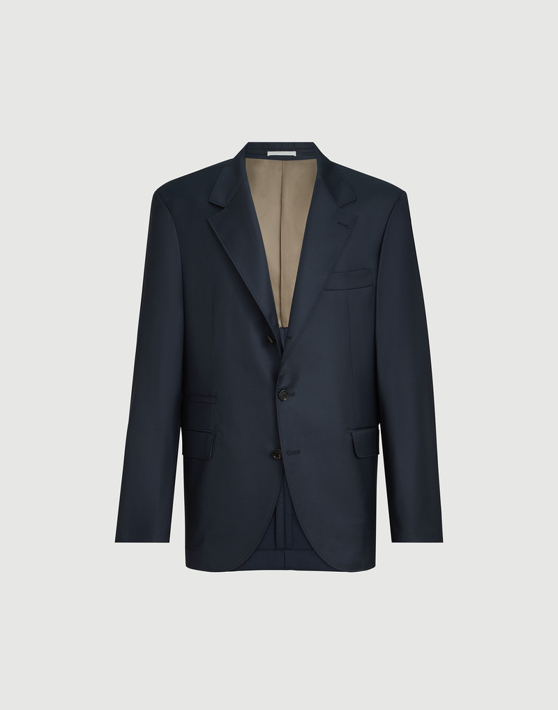 Super 150s virgin wool four season batavia twill blazer 1