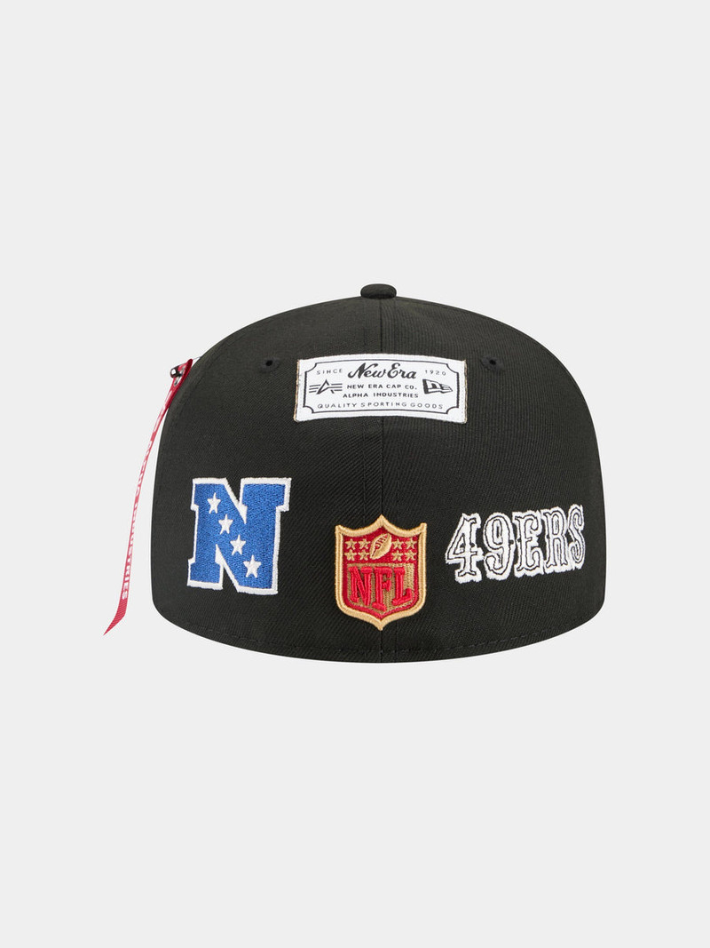 ALPHA INDUSTRIES SAN FRANCISCO 49ERS X ALPHA X NEW ERA 59FIFTY FITTED CAP outlook