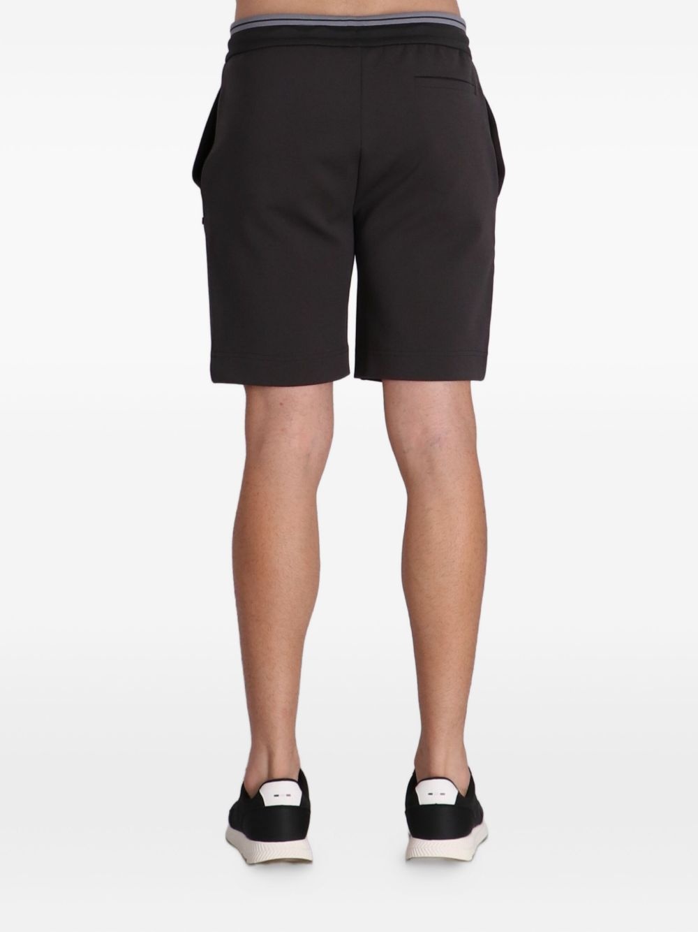 drawstring-waist shorts - 4