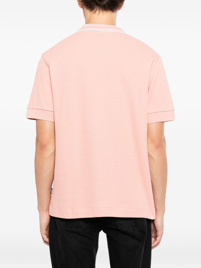 striped collar polo shirt 4