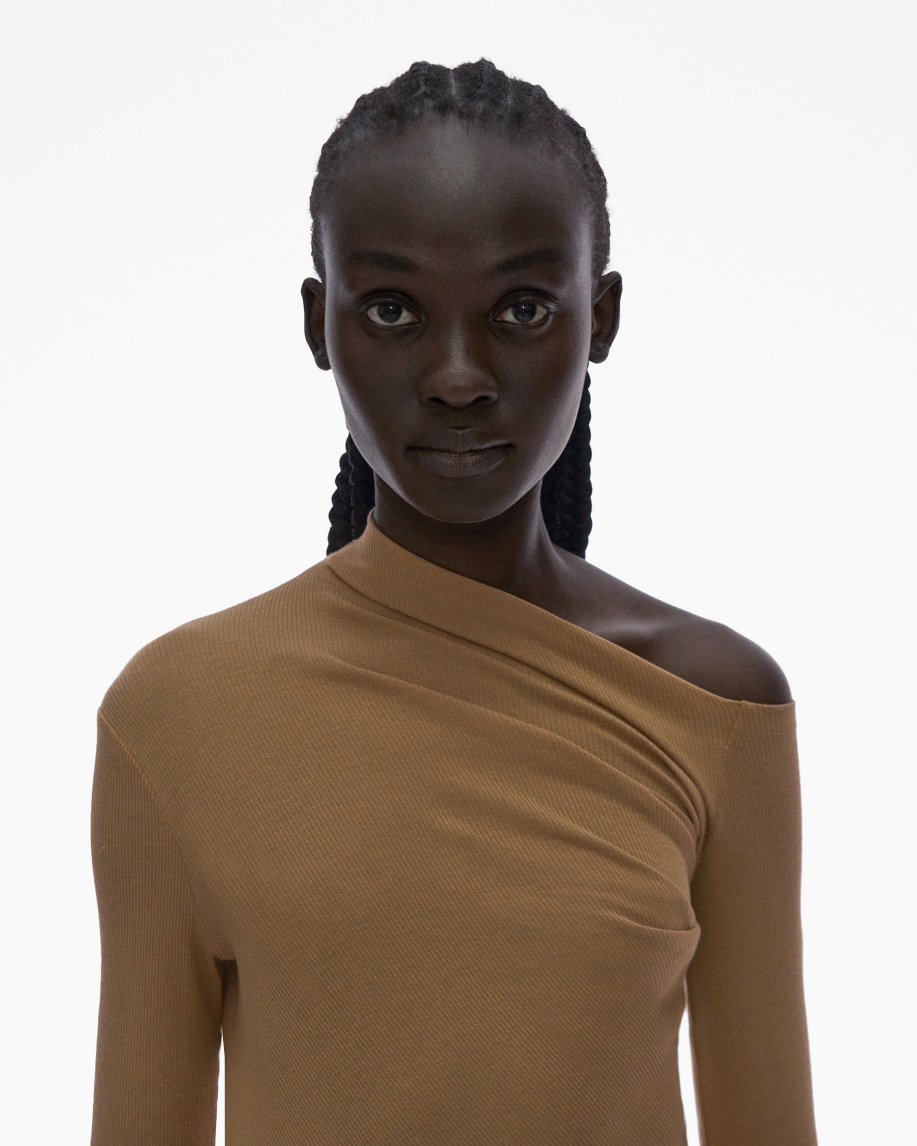 ASYMMETRIC LONG-SLEEVE TOP - 7